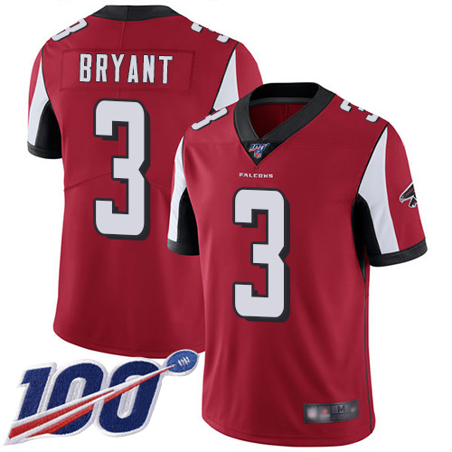 Atlanta Falcons Limited Red Men Matt Bryant Home Jersey NFL Football 3 100th Season Vapor Untouchable